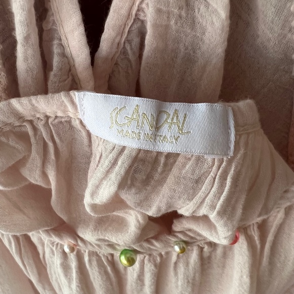 Scandal Italy Women's Pink Bohemian Top, One Size - Picture 10 of 13